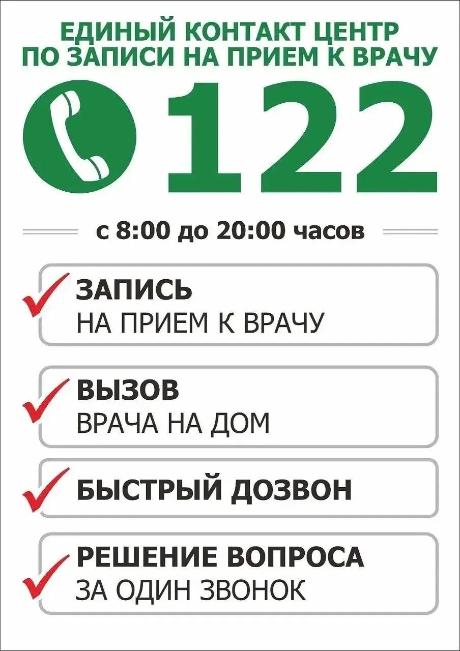 Единый контакт-центр по записи к врачу