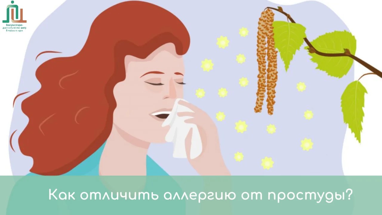 Как отличить аллергию от простуды?