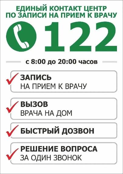 Единый контакт-центр по записи к врачу